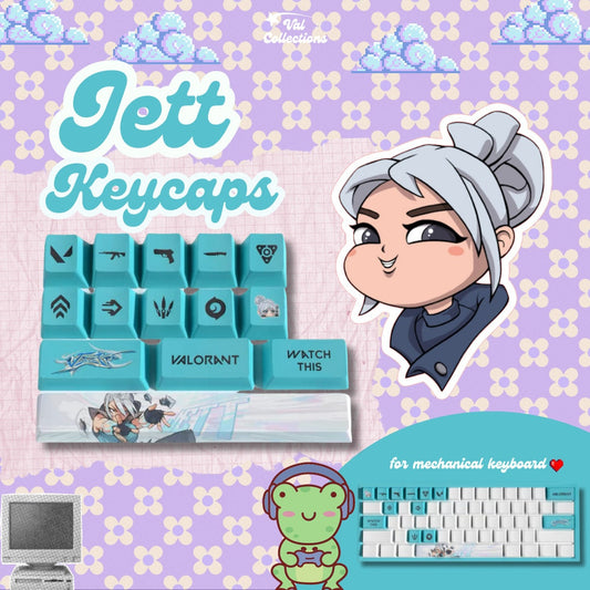 Jett Valorant agent keycaps