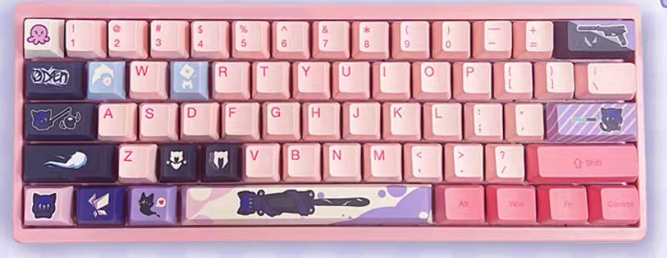 cute Kawaii omen valorant keycaps